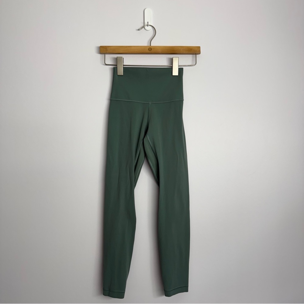 lululemon athletica tidewater teal Green Leggings